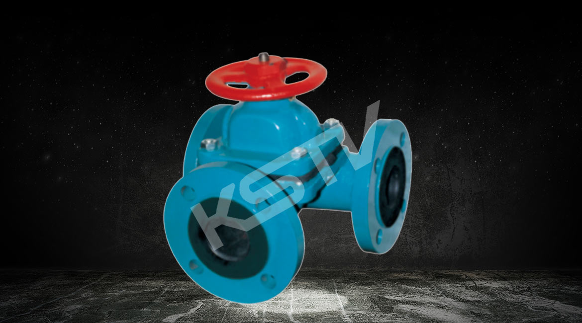 三通襯氟隔膜閥