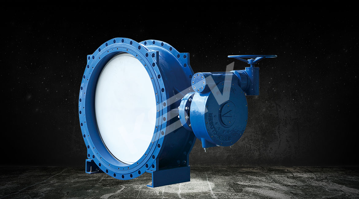 蝸輪（lún）雙偏心蝶閥