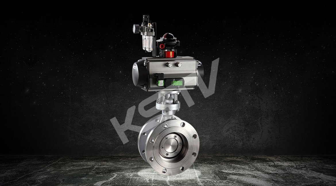 氣動硬密封法蘭蝶閥